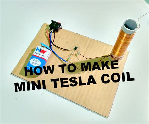 How To Make A Miniature Tesla Coil 3 Steps With Pictures