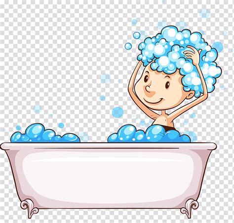 Bathing Bubble Bath Illustration Lovely Bubble Bath Transparent Background PNG Clipart HiClipart