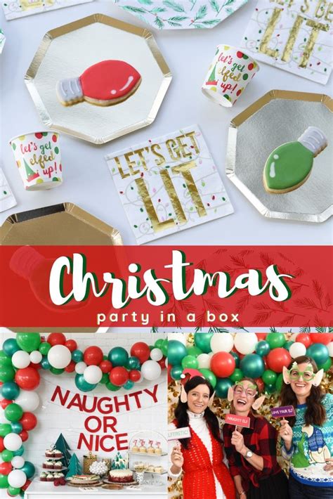 Naughty Or Nice Christmas Party Decorations Celebrated Holiday