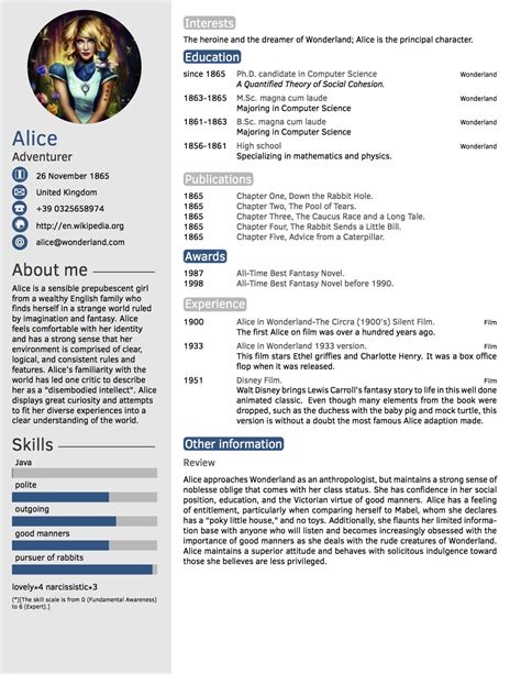 Use the expert guides and our resume builder to. CV in Tabular Form - 18 Tabular Resume Format Templates ...