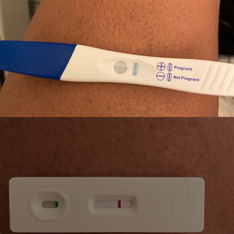 Two Very Faint Pregnancy Test Is She Pregant Glow Community