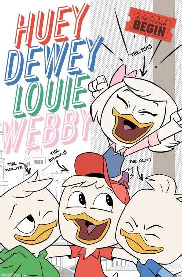 Disney Ducktales Names Poster