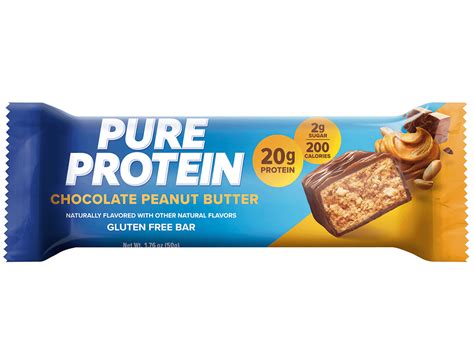 Chocolate Peanut Butter Protein Bars Pure Protein