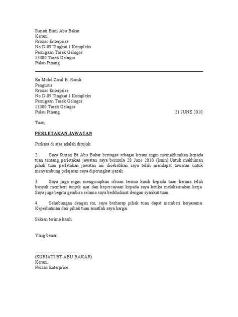 Surat Tawaran Terima Kerja Terbaru Letter Website