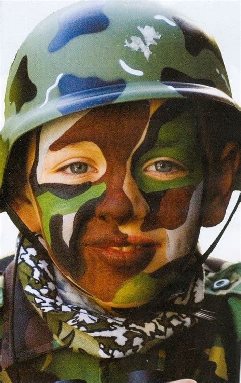 Camouflage spray paint is designed for use on metal, wood, plaster and other materials. Face painting. Camouflage or Soldier. This is from a ...