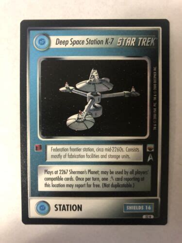 Deep Space Station K 7 Facility Trouble With Tribbles Rare Mint Star