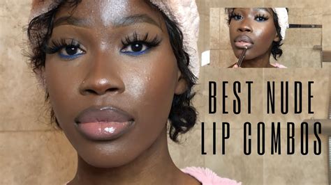 Best Nude Lip Combos For Woc Affordable Drugstore Lordmich Youtube