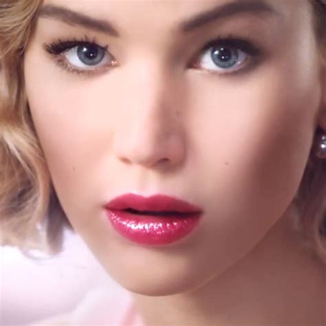Watch Jennifer Lawrence Perfects Her Pout In Glam Dior Lipstick Video