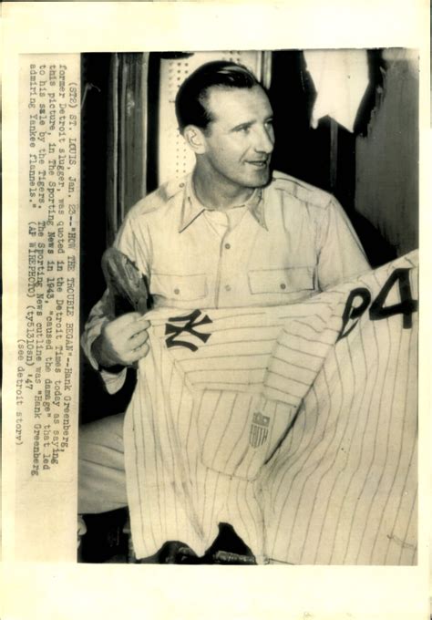 Lot Detail 1947 Hank Greenberg Detroit Tigers The Sporting News