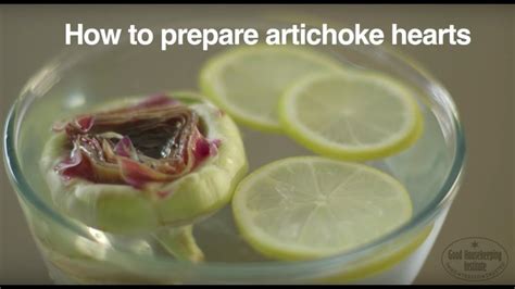 How To Prepare Fresh Artichoke Hearts Good Housekeeping Uk Youtube