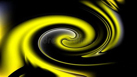 Cool Yellow Swirling Background Texture Stock Illustration