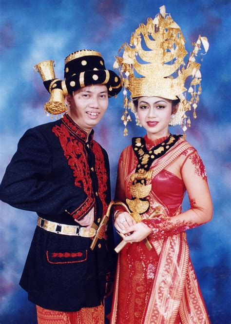Batak Mandailing North Sumatera Pengantin Baju Pengantin Pakaian Perkawinan