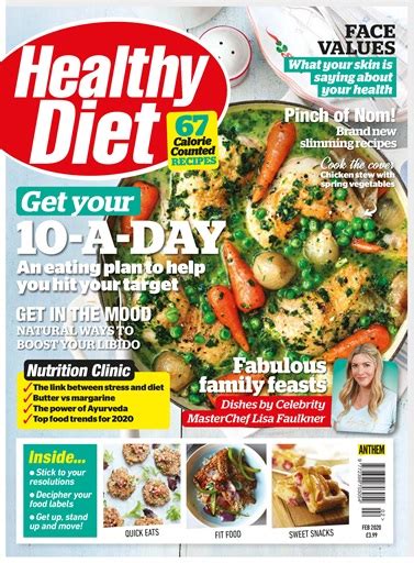 Healthy Diet Magazine Get Your 10 A Day Feb 2020 Back Issue