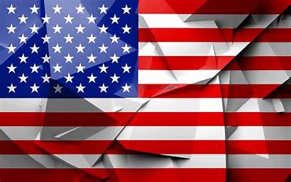 Flag American 4k Usa America North States