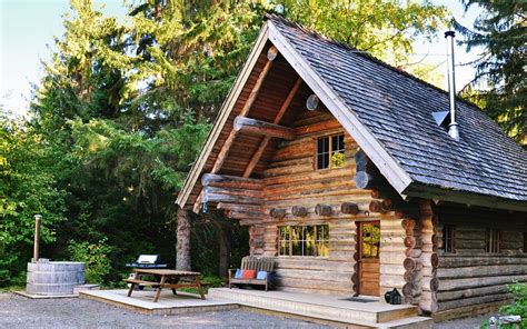 Secluded Log Cabin With Hot Tub In Skeena River Valley British