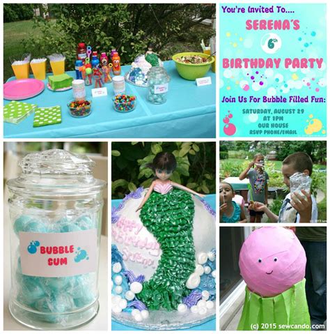 Sew Can Do A Diy Bubble Licious Birthday Party