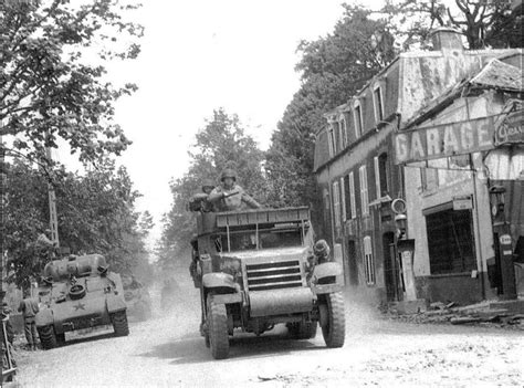 4th Armored Division Passes Coutances July 1944 Panzertruppen Flickr