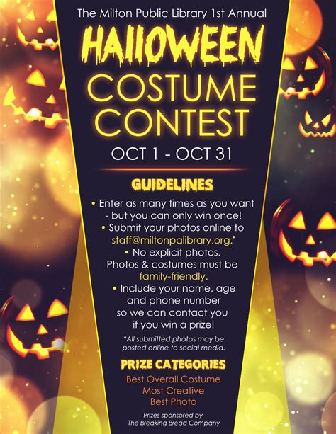 9 Halloween Costume Contest Flyer Template Monster