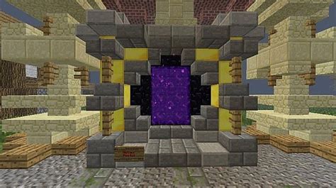 Awesome Nether Portal Design Enjoy Minecraft Project