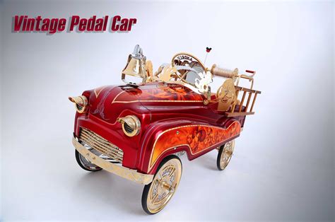 Vintage Fire Truck Pedal Car