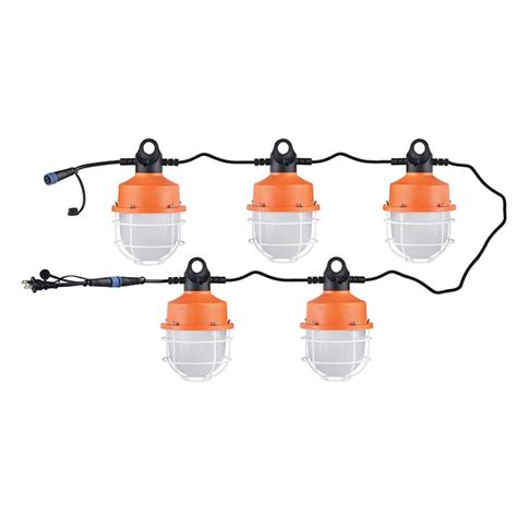 Heavy Duty 25w50w75w And 100w Led Construction Temporary String Light