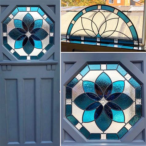 Years of expertise and experience in the art of stained glass, we provide glass panels that are made to order using traditional, medieval and gothic. Bespoke 1930s Octagon Stained Glass Panel - Period Home Style