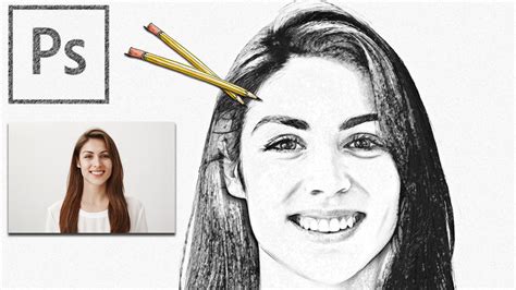 Pencil Sketch Effect Photoshop Effect Photoshop Tutorial