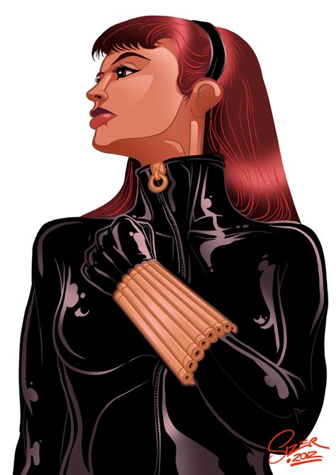 Black Widow Inks And Colors By Paulsizer On Deviantart