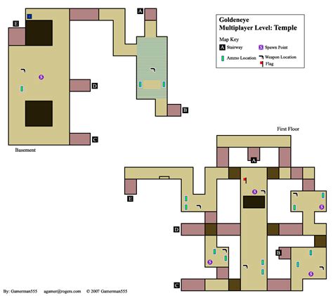 Goldeneye 007 Temple Multiplayer Map  V10 Gamerman555