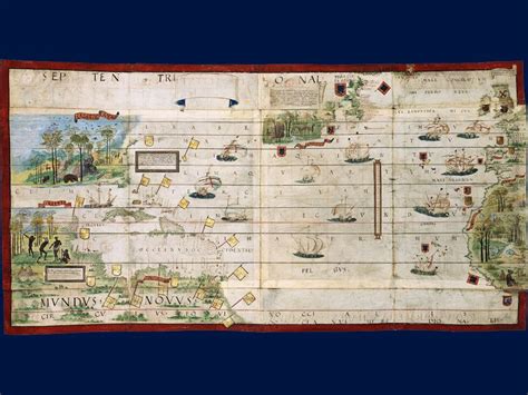 Miller Atlas The New World 1519 Source Bnf Ancient Maps