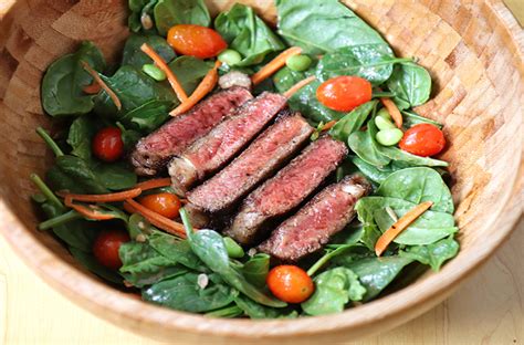 Ready to use salad dressings. SESAME GINGER SIRLOIN SALAD | Manitoba Beef Producers