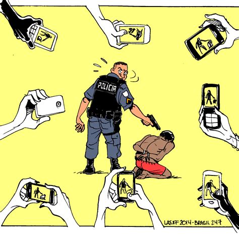 Charge De Latuff Mostra Que Arma Usar Contra Violência Policial