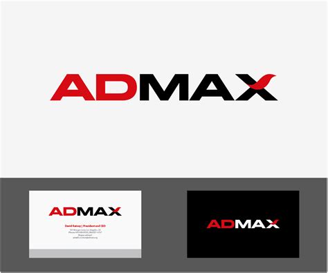 Logo Design For Admax By Christian Champagne Design 21030606