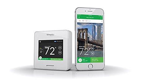 Buy Schneider Electric Wiser Air Smart Thermostat White Online In Uae