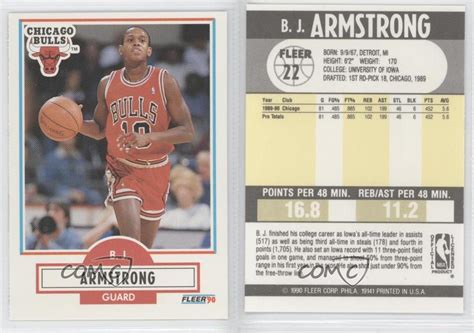 The yankees opening day was on april 1 against the toronto blue jays at yankee stadium with 20% capacity. 1990-91 Fleer #22 BJ Armstrong Chicago Bulls B.J. RC Rookie Basketball Card | eBay
