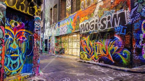 Colorful Street Graffiti Adorna Con Un Póster Photowall