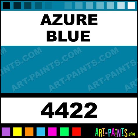 Azure Blue Fabric Acrylic Paints 4422 Azure Blue Paint Azure Blue
