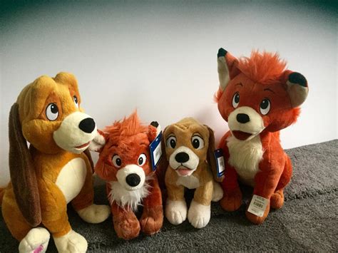 The Fox And The Hound Plush Set By Alyssaeve On Deviantart