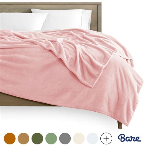 Bare Home Ultra Soft Microplush Blanket Luxurious Fuzzy Fleece All Season Throw Blanket