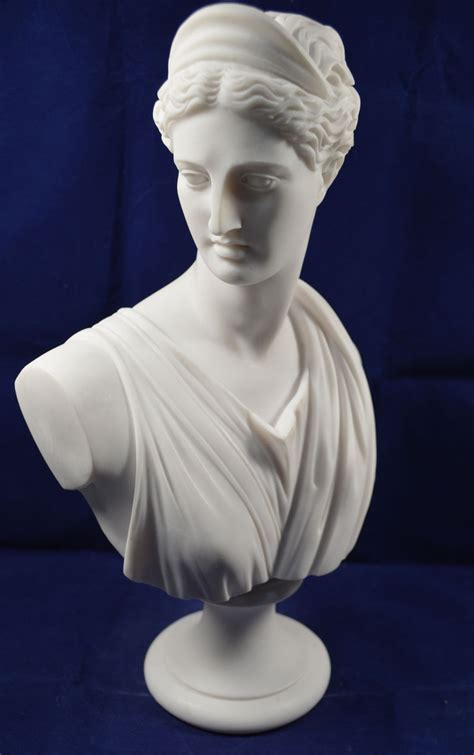 Artemis Sculpture Diana Bust Ancient Greek Goddess Of Hunt Great Statue Art Sculptures