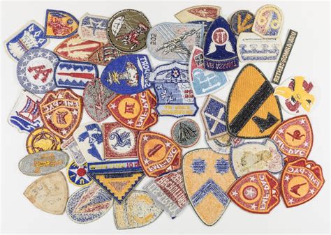 Lot Uniform Patches World War Ii And Later Uniform Patches 44