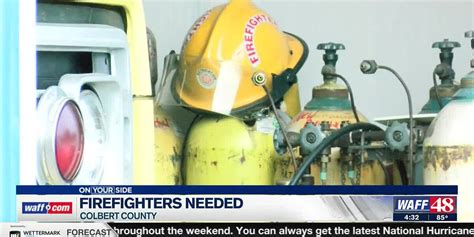 More Volunteer Firefighters Needed In Colbert County