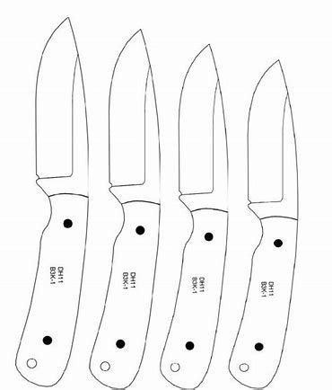 Knife templates 34 free knife template for kitchen sushi chef. printable hunting knife templates - Bing images | Knife template