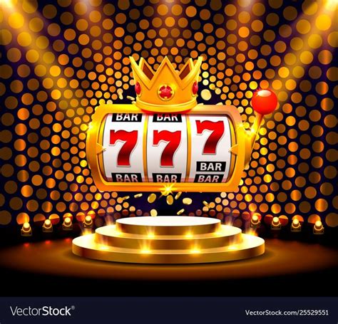 King slots 777 banner casino on golden Royalty Free Vector , #Ad, #