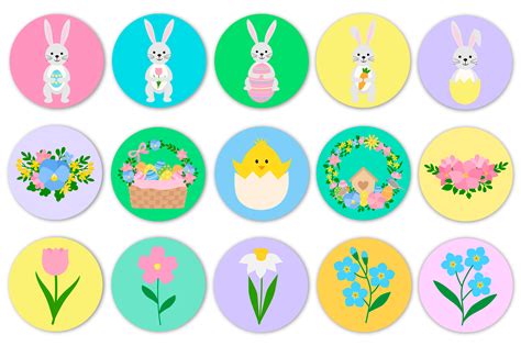 Easter Stickers Bunny Sticker Png Easter Sticker Printable By