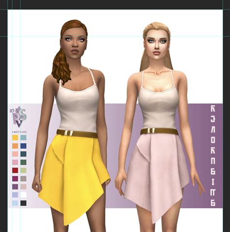 Sims 4 Maxis Match Skirt