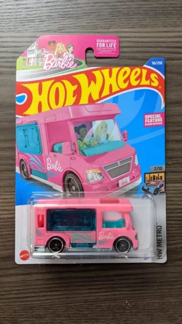 Hot Wheels Pink Barbie Dream Camper Hw Metro Free Shipping