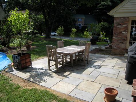 Flagstone Patio In Great Falls Va On Stone Dust Traditional Patio