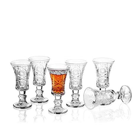 shot glasses 1 5oz fancy shot glasses set of 6 shot glasses for liqueurs classy shot glasses