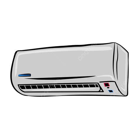 Air Conditioner Cartoon Png Image Hand Drawn Air Conditioner Vector